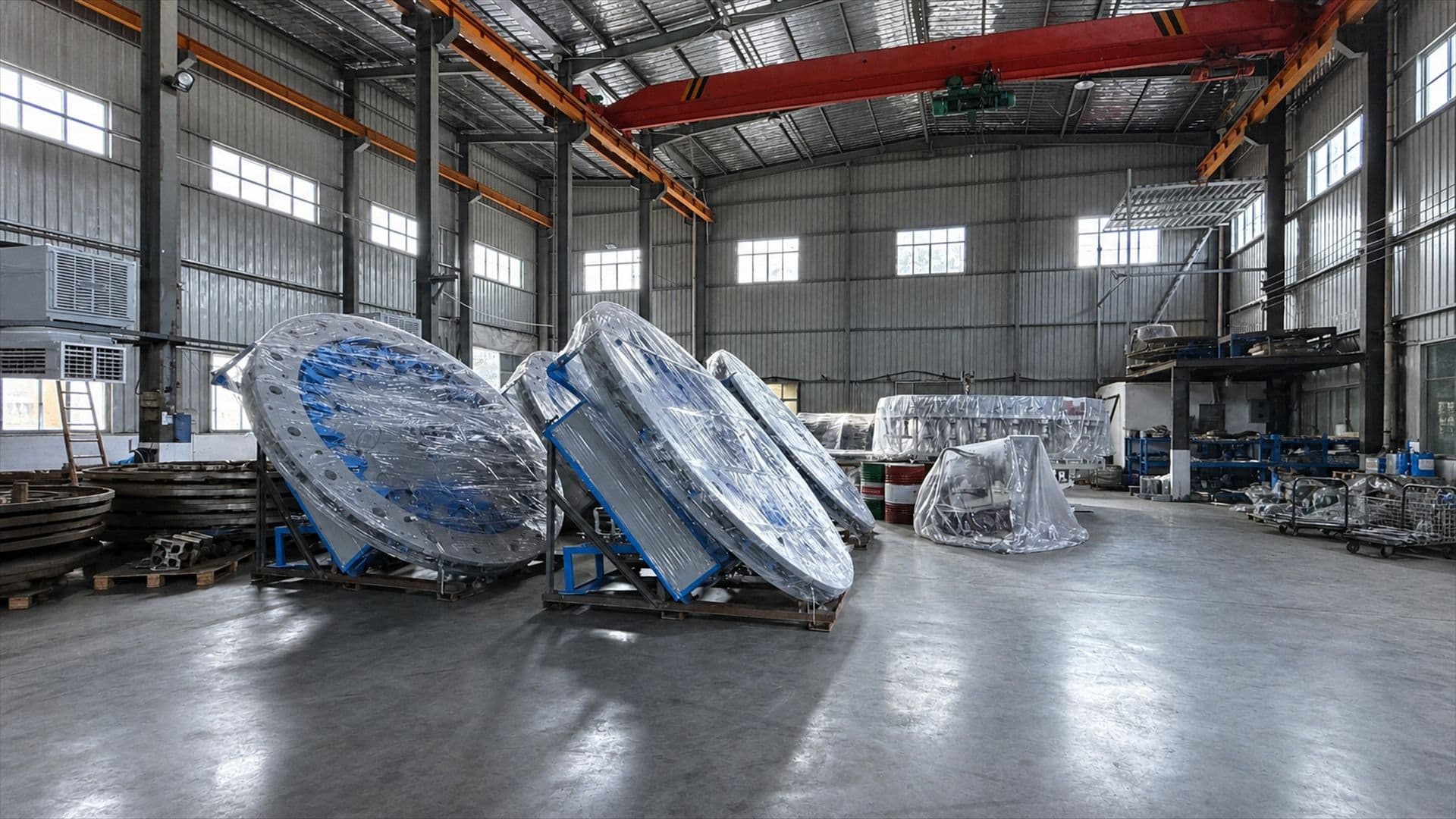 Rotary mould assemblies prepared inside the Xingzhong factory